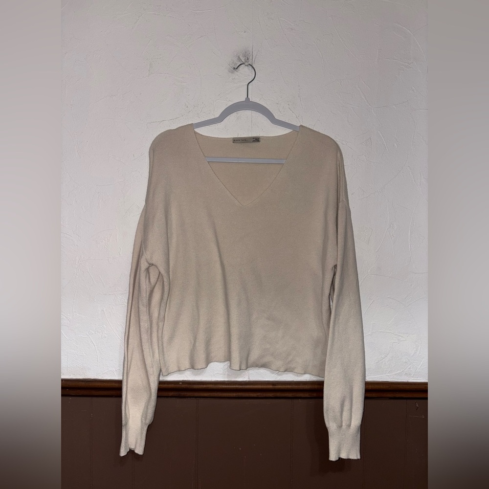 Black Tape Cream Sweater
